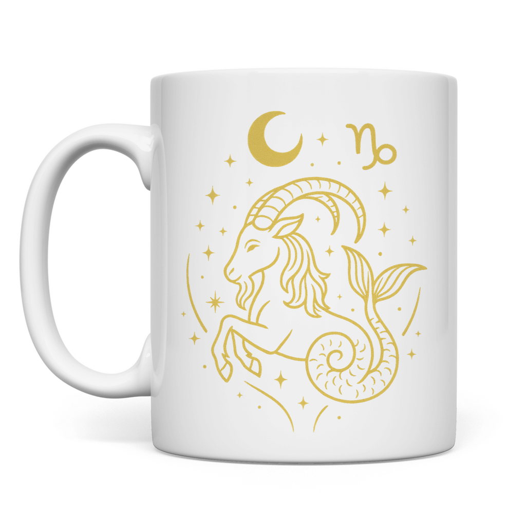 Kaffee Tasse – Sternzeichen Steinbock | Celestia Spirit | Spirituelle Mode