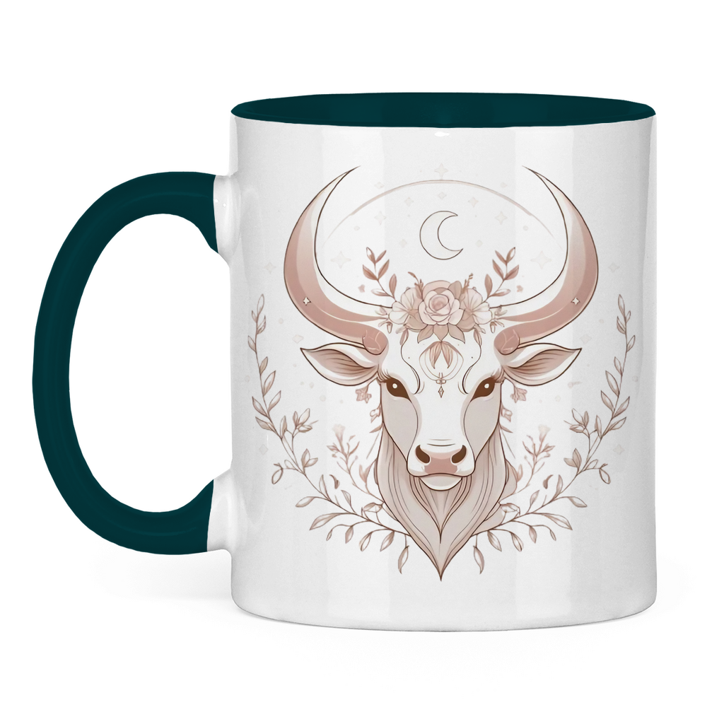 zweifarbige Sternzeichen Kaffee Tasse - Stier | Celestia Spirit