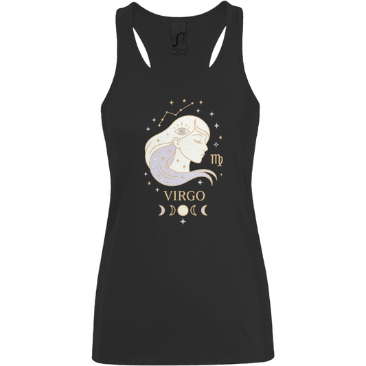 Damen Tank Top – Sternzeichen Jungfrau | Celestia Spirit | Spirituelle Mode
