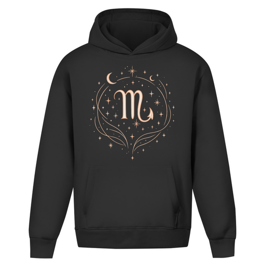 Oversize Hoodie – Sternzeichen Skorpion | Celestia Spirit | Spirituelle Mode