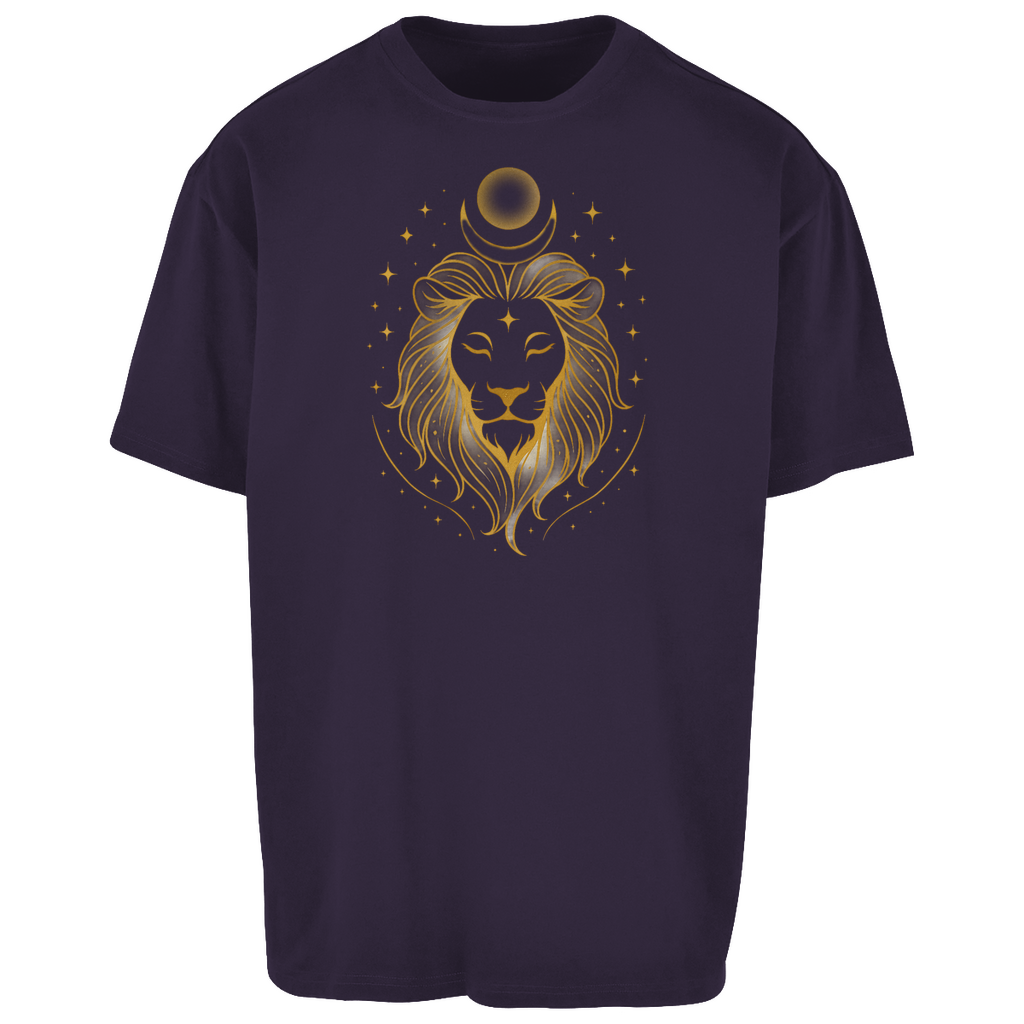 Oversize T-Shirt – Sternzeichen Löwe | Celestia Spirit | Spirituelle Mode