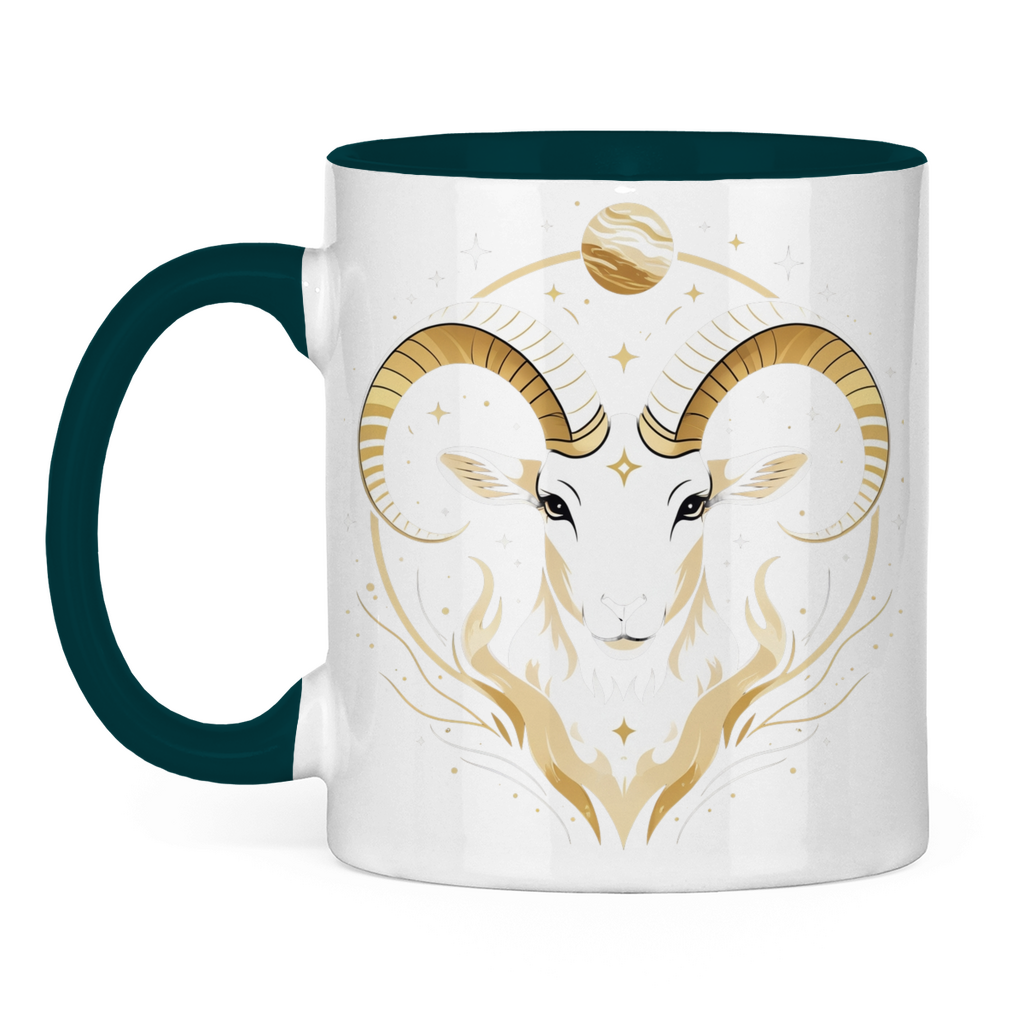 Two-tone Zodiac Coffee Mug - Aries | Celestia Spirit
