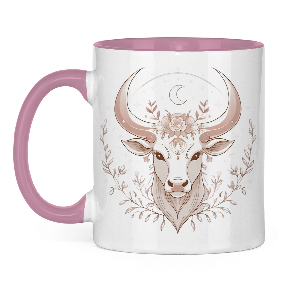 zweifarbige Sternzeichen Kaffee Tasse - Stier | Celestia Spirit