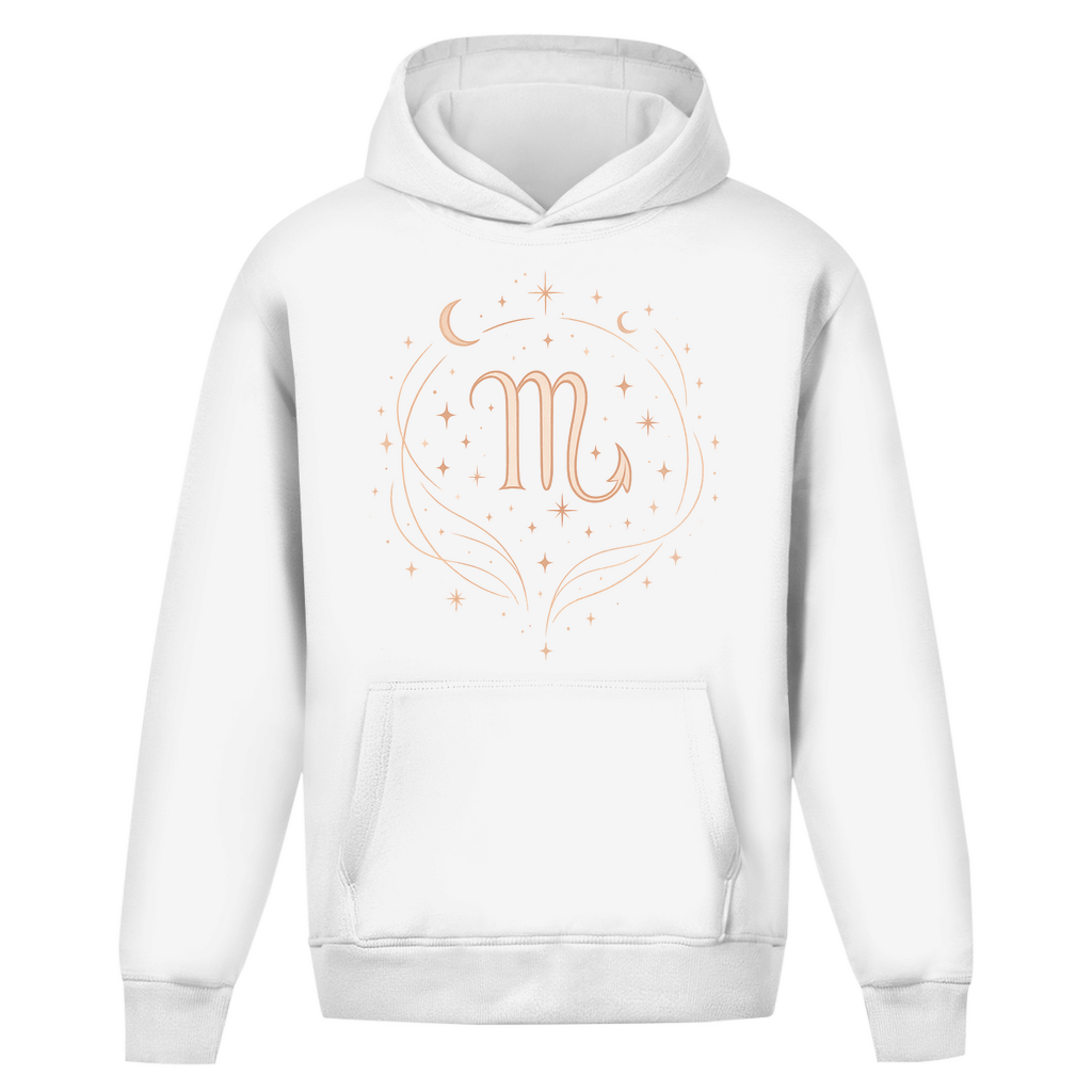 Oversize Hoodie – Sternzeichen Skorpion | Celestia Spirit | Spirituelle Mode