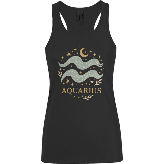 Damen Tank Top – Sternzeichen Wassermann | Celestia Spirit | Spirituelle Mode
