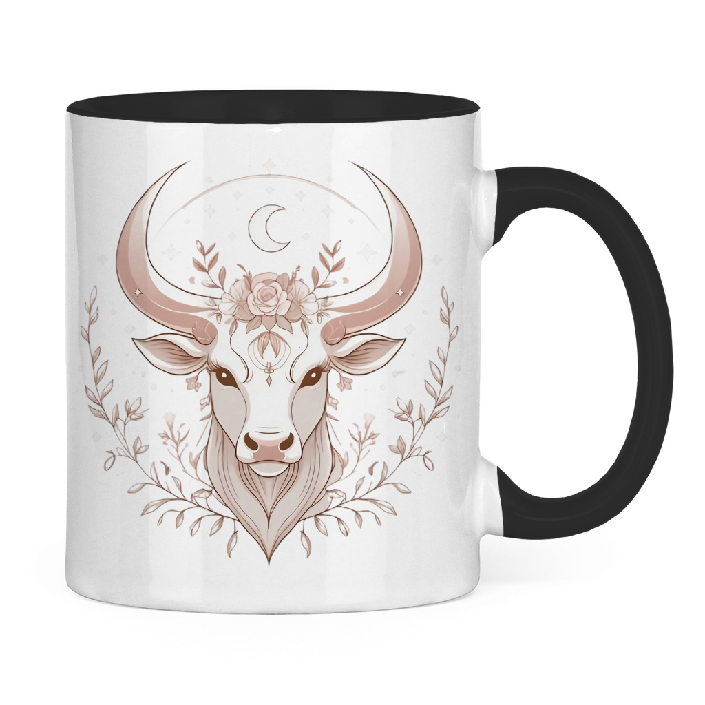 zweifarbige Sternzeichen Kaffee Tasse - Stier | Celestia Spirit