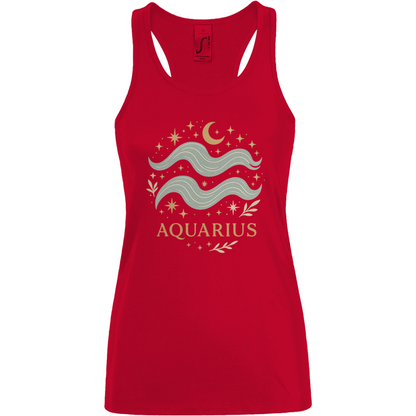 Damen Tank Top – Sternzeichen Wassermann | Celestia Spirit | Spirituelle Mode