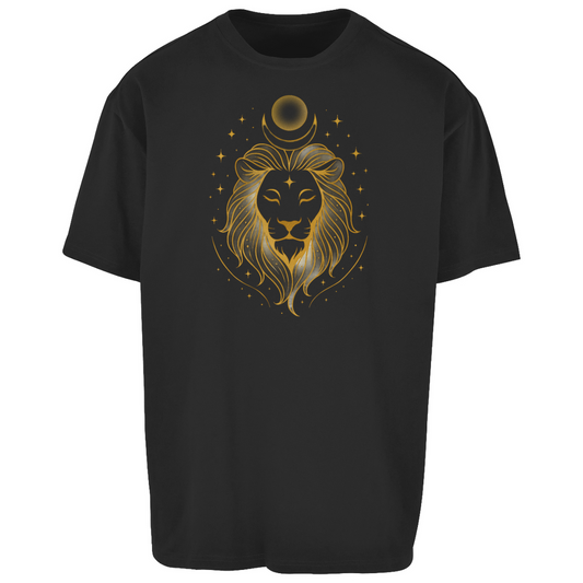 Oversize T-Shirt – Sternzeichen Löwe | Celestia Spirit | Spirituelle Mode