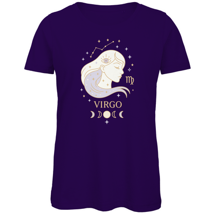 Bio Damen T-Shirt – Sternzeichen Jungfrau | Celestia Spirit | Spirituelle Mode