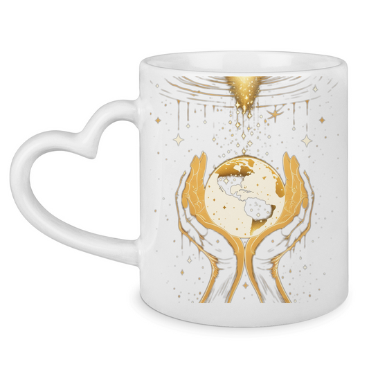 Tasse mit Herzhenkel - Sacred Alignment | Celestia Spirit