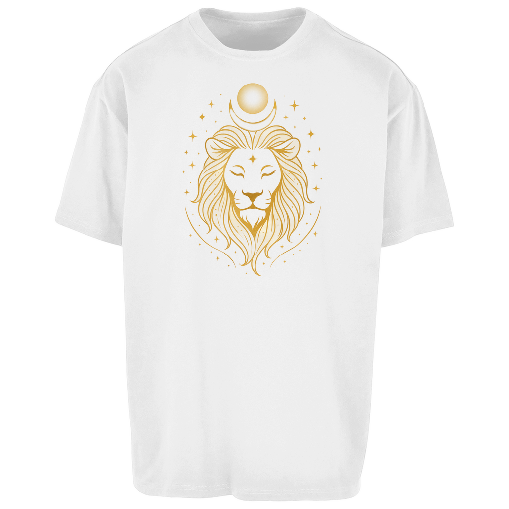 Oversize T-Shirt – Sternzeichen Löwe | Celestia Spirit | Spirituelle Mode