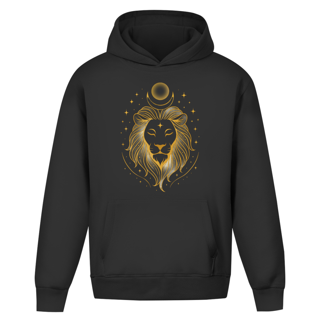 Oversize Hoodie – Sternzeichen Löwe | Celestia Spirit | Spirituelle Mode