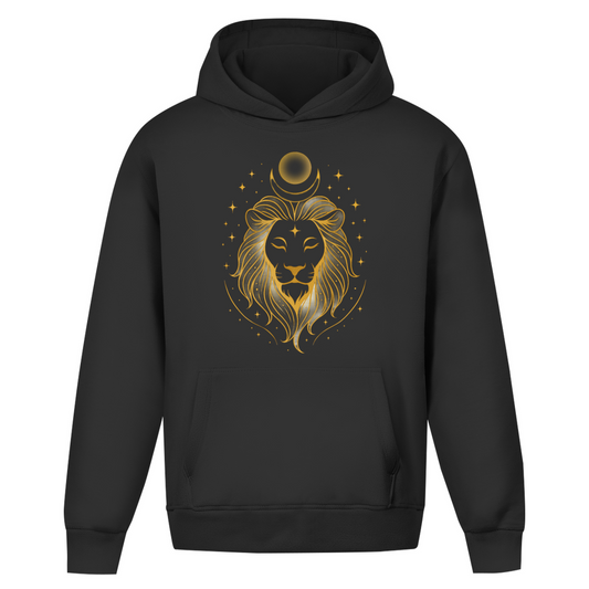 Oversize Hoodie – Sternzeichen Löwe | Celestia Spirit | Spirituelle Mode