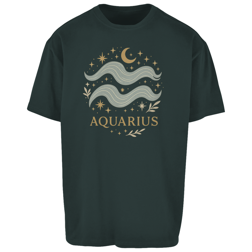 Oversize T-Shirt – Sternzeichen Wassermann | Celestia Spirit | Spirituelle Mode